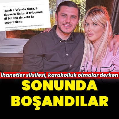 Sonunda boşandılar