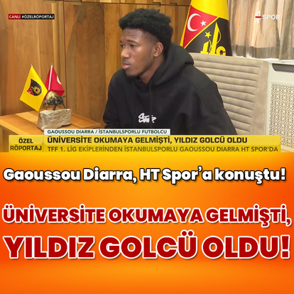 Üniversite okumaya gelmişti, yıldız futbolcu oldu!