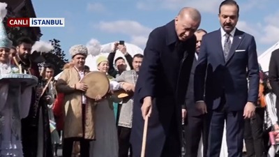 Cumhurbaşkanı Erdoğan, nevruz ateşini yaktı