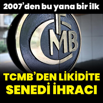 TCMB'den likidite senedi ihracı