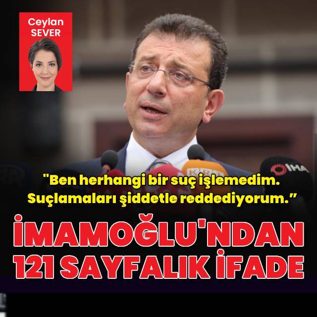 İmamoğlu'nun ifadesi tamamlandı