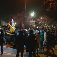 Gösterilere polis müdahalesi