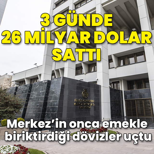 3 günde 26 milyar dolar sattı