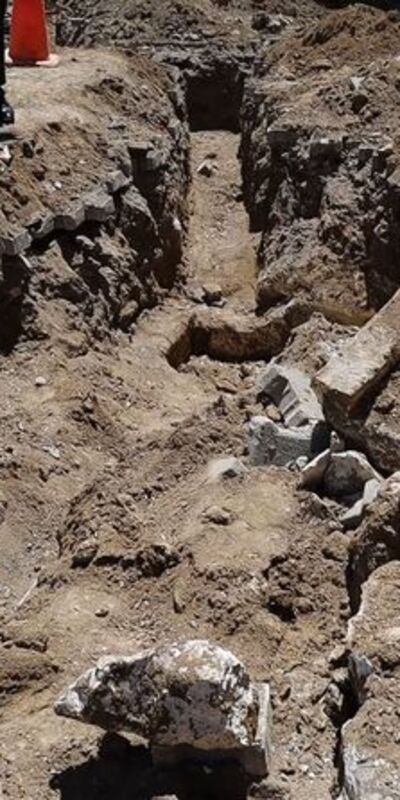 Altyapı çalışmalarında keşif! Korumaya alındı