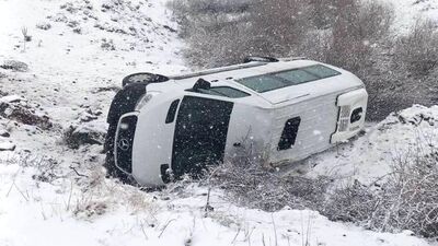 Bingöl'de 2'si ağır 9 işçi yaralı