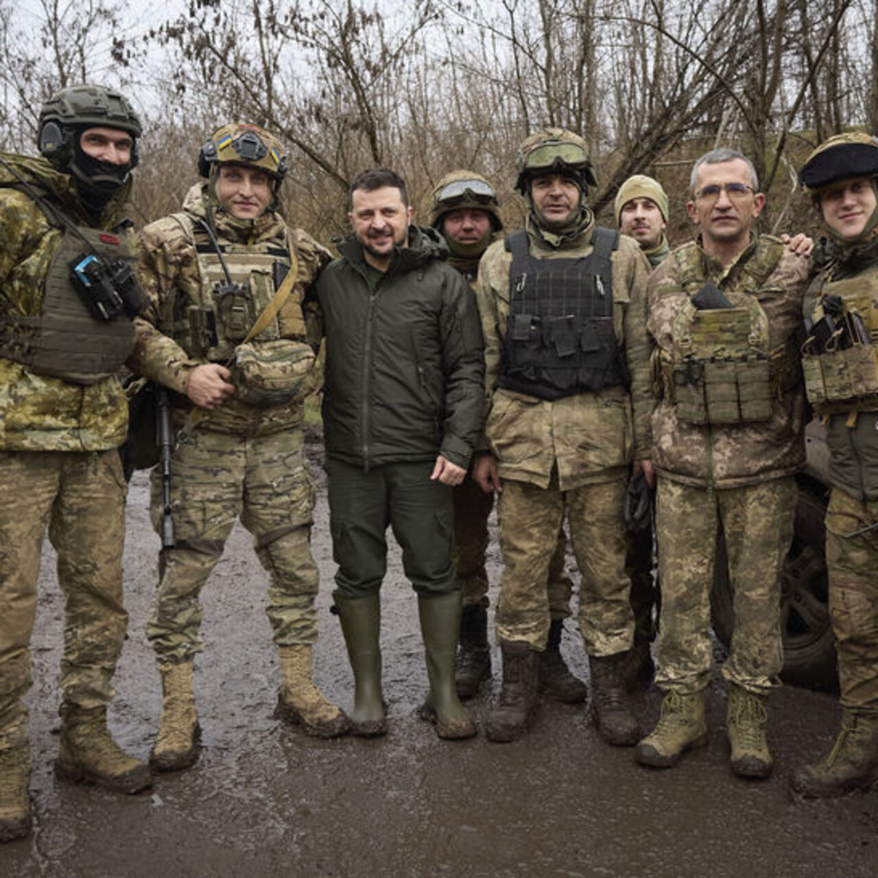 Zelenskiy, Donetsk cephesinde