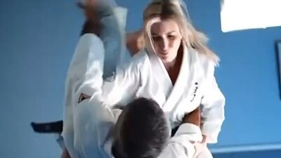 Trump'ın kızı jiu-jitsu yaptı