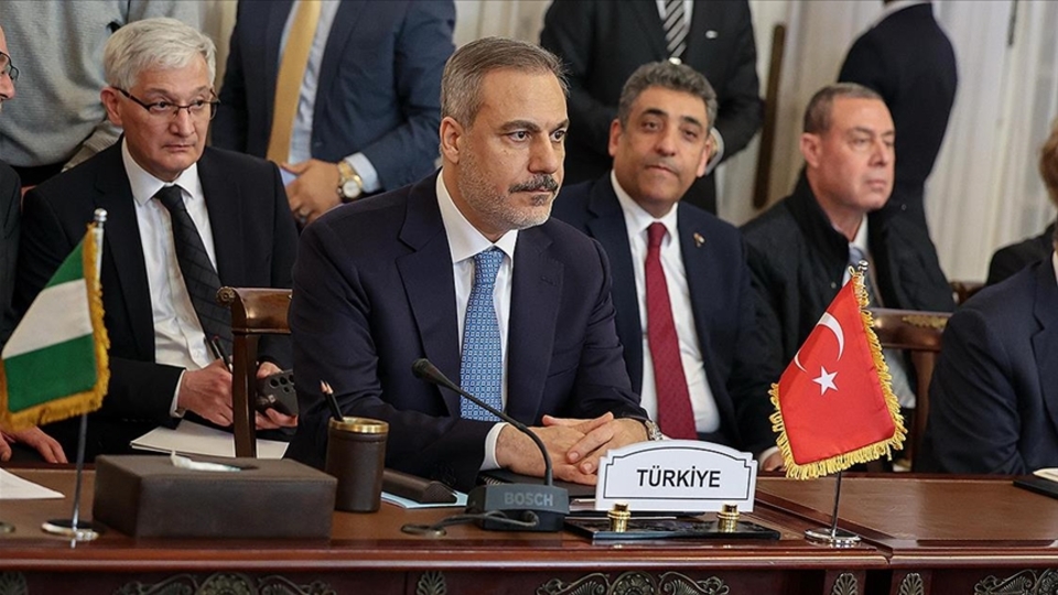 Bakan Fidan: İsrail durdurulmadan barış mümkün değildir