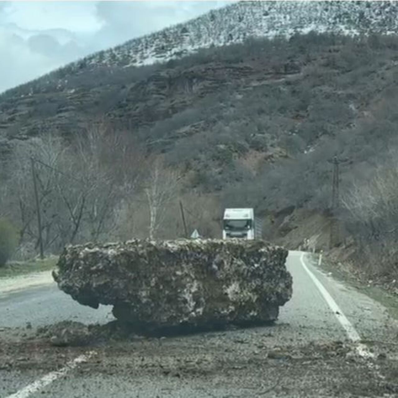 Tunceli'de kaya ve taş korkusu