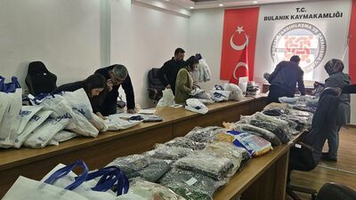 Bulanık'ta bayramlık kıyafet yardımı