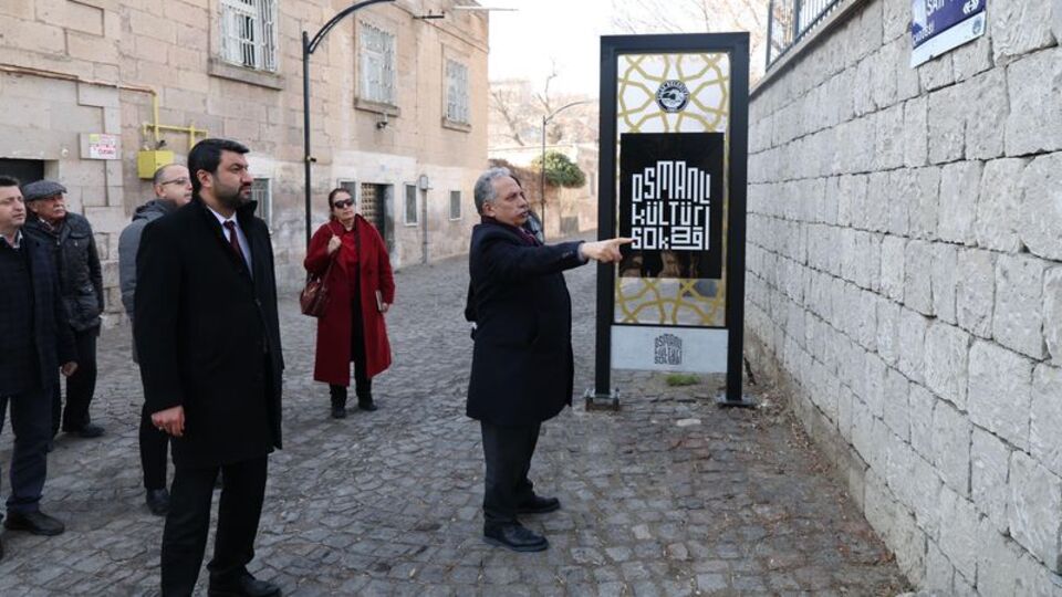 Talas'ta "Türkçe Sokağı Projesi"