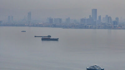 Toz taşınımı ve yağmur var