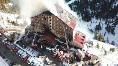 Kartalkaya'da 9 gözaltı