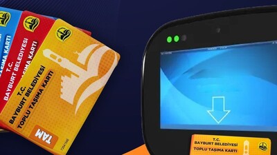 Bayburt'ta "tek kart" dönemi