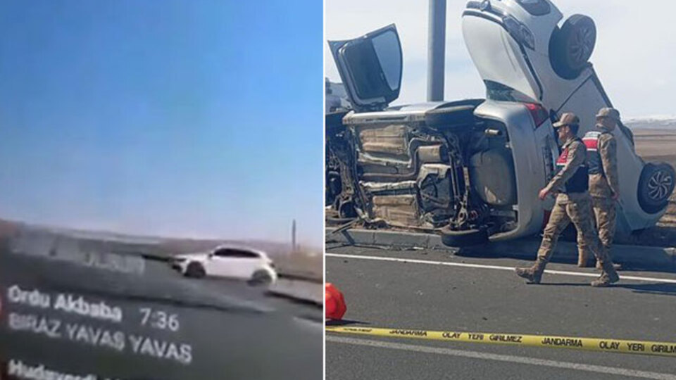 Biraz yavaş diye yazdı ama... Öldüren kaza kamerada!