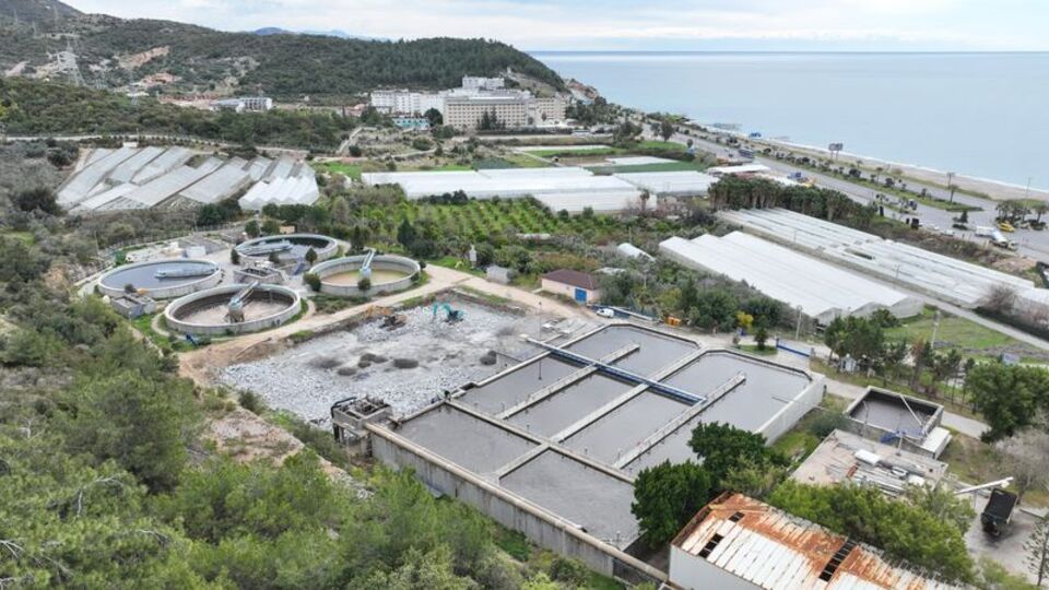 Konaklı Arıtma Tesisi'nde yenileme çalışması