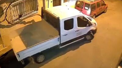 Komşusunun kamyonetini çaldı
