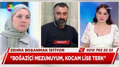 "Boğaziçi mezunuyum, kocam lise terk"