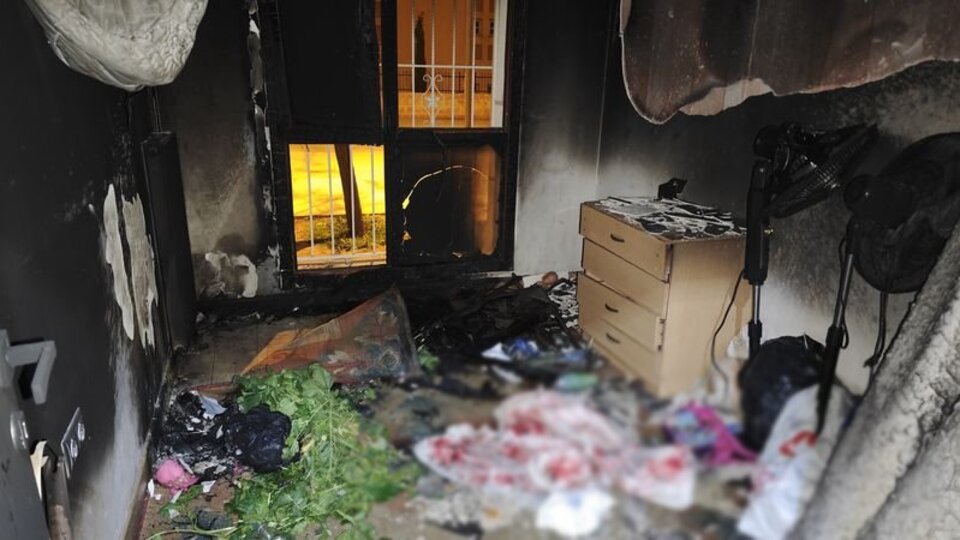 Evdeki yangında 5 kişi dumandan etkilendi