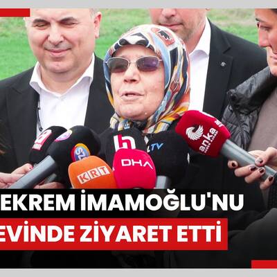 Hava İmamoğlu, oğlu Ekrem İmamoğlu'nu cezaevinde ziyaret etti