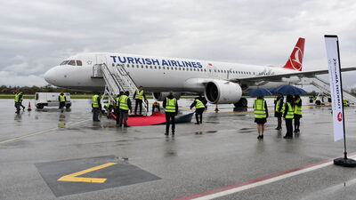 THY'nin Kuzey Makedonya'nın Ohri şehrine seferleri başladı
