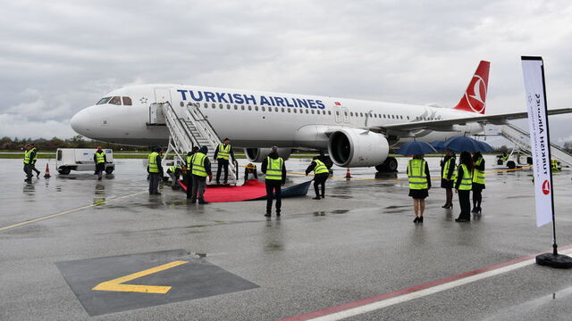 THY'nin Kuzey Makedonya'nın Ohri şehrine seferleri başladı