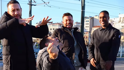 Dünyaca ünlü grup Galata Köprüsü'nde