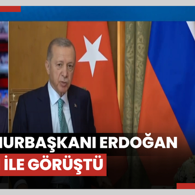 Cumhurbaşkanı Erdoğan Putin ile görüştü
