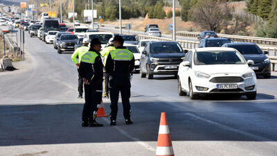 'Kilit kavşak'ta sıkı denetim