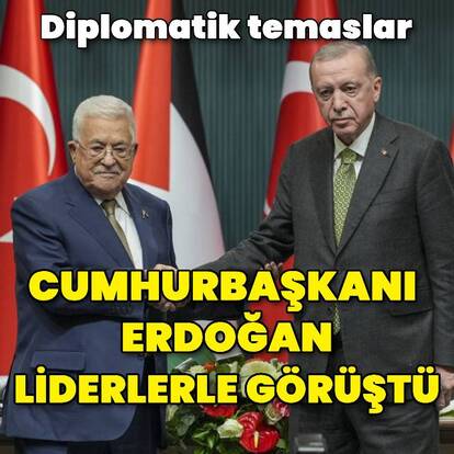 Cumhurbaşkanı Erdoğan'dan dış temaslar