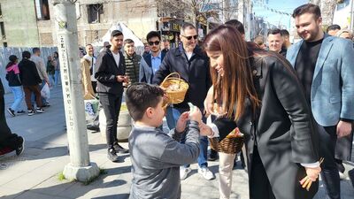 Ayaydın bayram öncesi vatandaşlarla