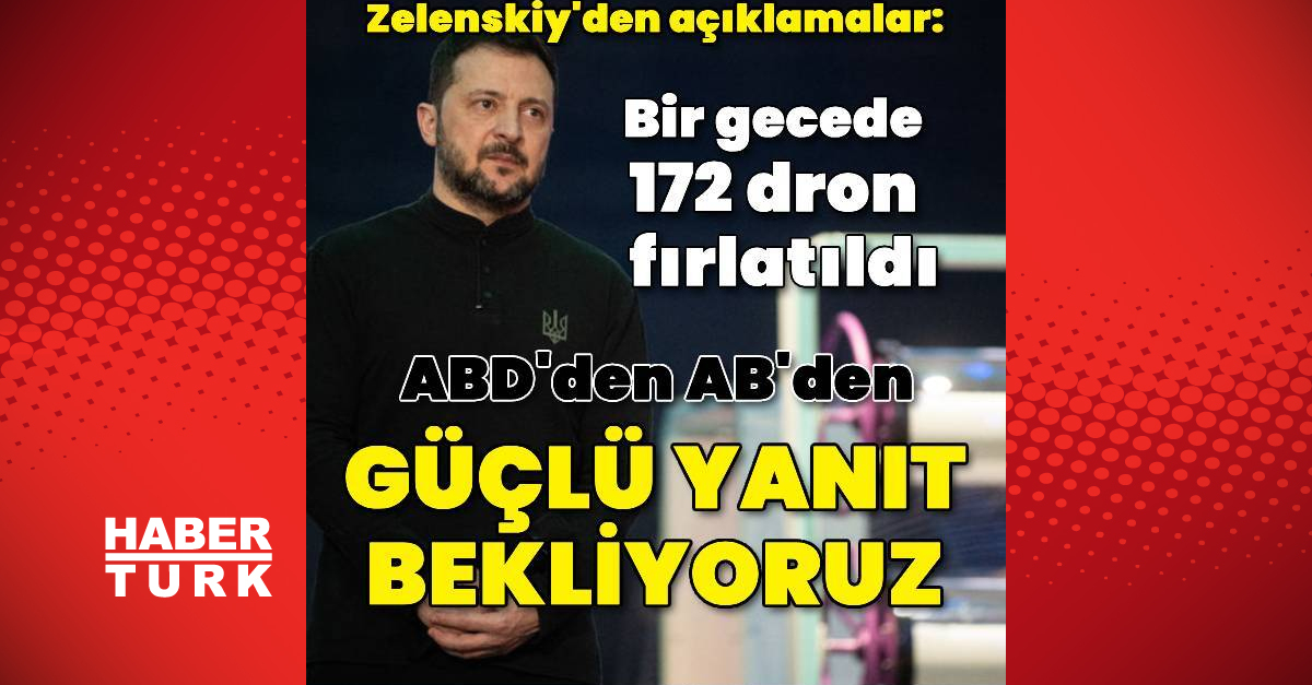Zelenskiy’nin video mesajı