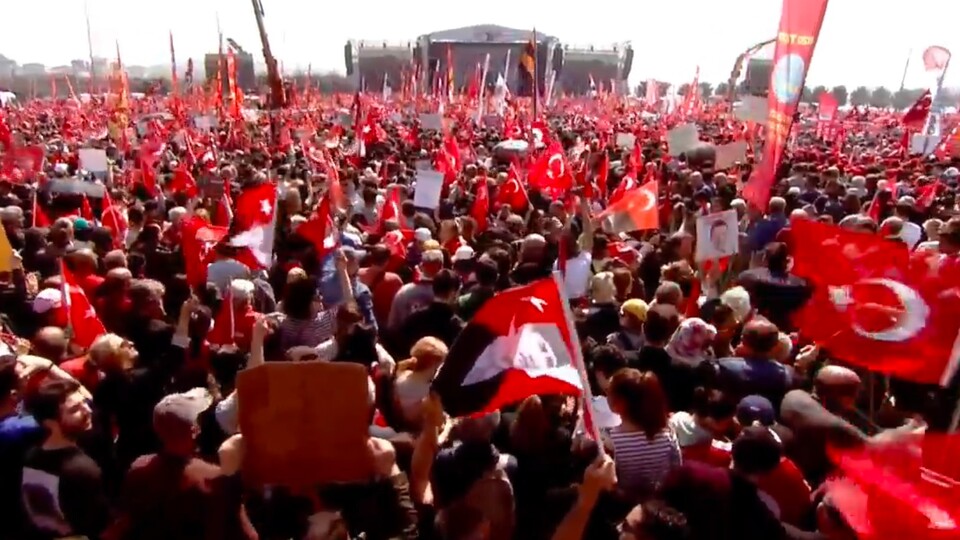 Özel: Mitinge katılım 2.2 milyon
