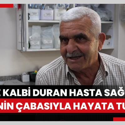 12 kez kalbi duran hasta sağlık ekibinin çabasıyla hayata tutundu