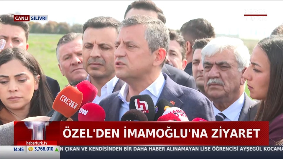 Özel'den İmamoğlu'na ziyaret