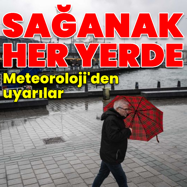 Türkiye sağanak yağmurun etkili altında!