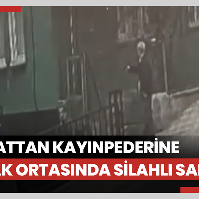 Damattan kayınpederine sokak ortasında silahlı saldırı