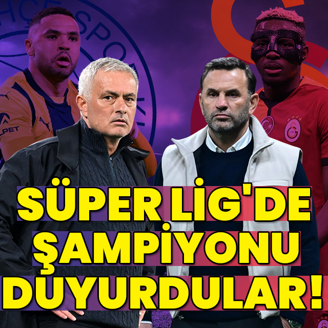 Süper Lig'de şampiyonluk tahmini güncellendi!