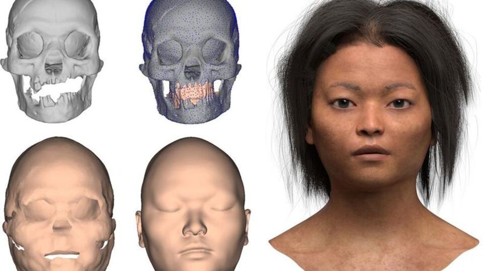 İşte 16 bin yıl önce yaşamış bir insanın yüzü!