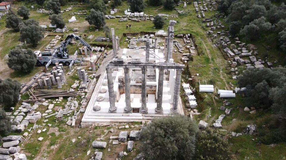 Zeus Tapınağı eski ihtişamına kavuşacak