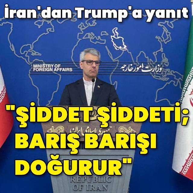 İran'dan Trump'a yanıt