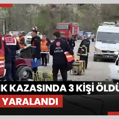 Trafik kazasında 3 kişi öldü, 4 kişi yaralandı