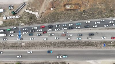 'Kilit Kavşak'ta dönüş trafiği