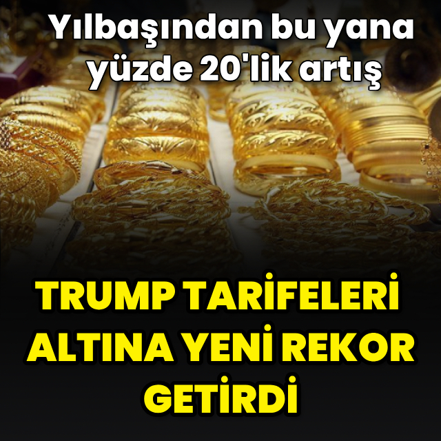 Altın fiyatlarında yeni rekor!