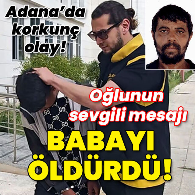 Oğlunun sevgili mesajı babayı öldürdü!