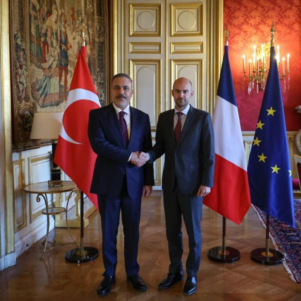 Bakan Fidan Fransız mevkidaşıyla görüştü