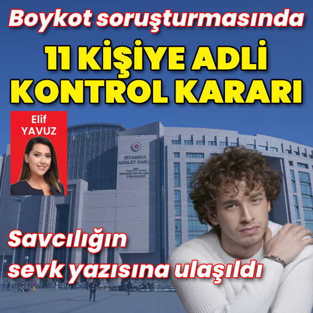 Boykot soruşturmasında adli kontrol kararı