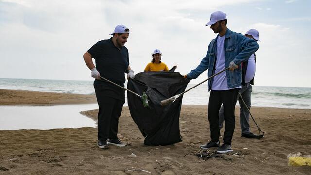Mersin sahilleri plastikten arınacak