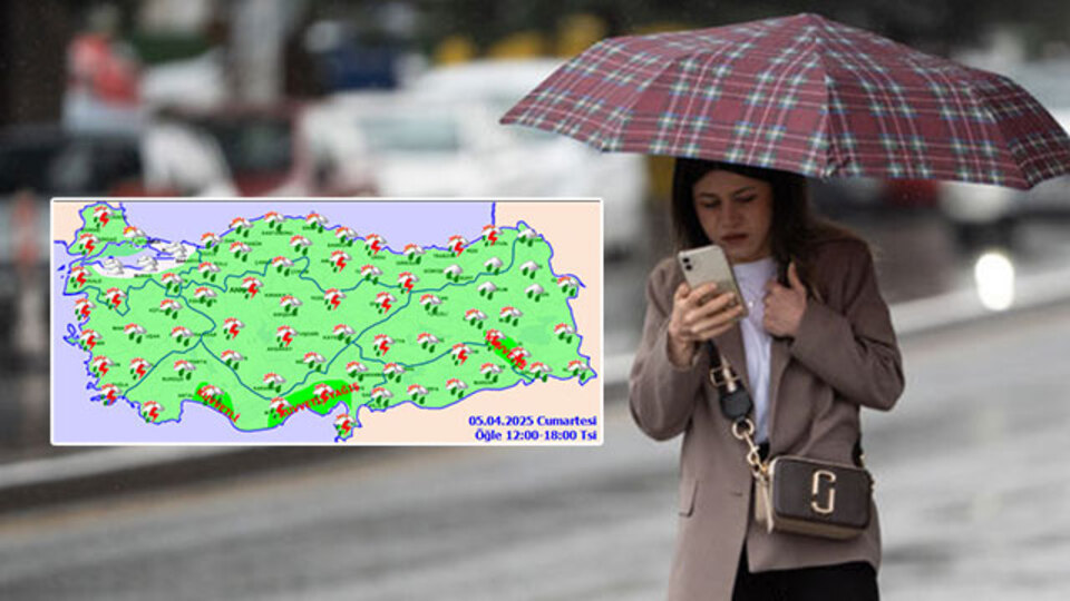 Meteoroloji'den saatli uyarı! 11 il için "sarı" alarm! 7 bölgede sağanak!