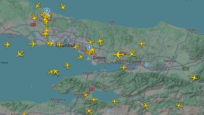 Sabiha Gökçen'de uçuşlara sis engeli